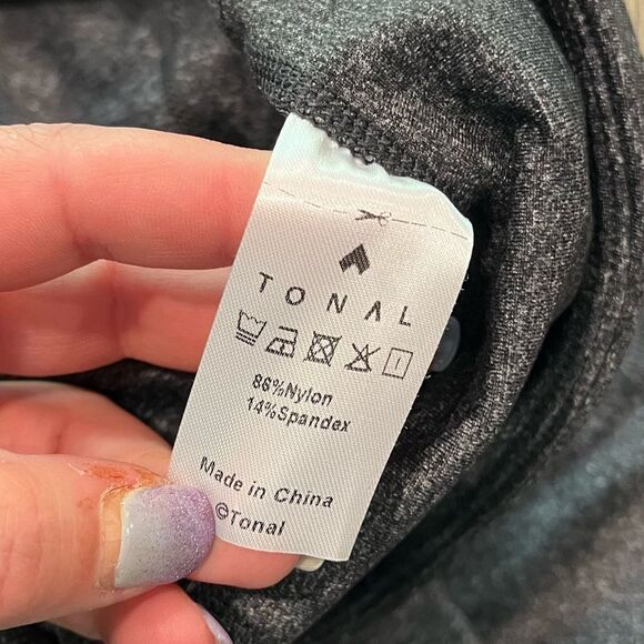 NWOT Tonal Womens Gray Athletic Leggings Size 3X - Picture 7 of 10
